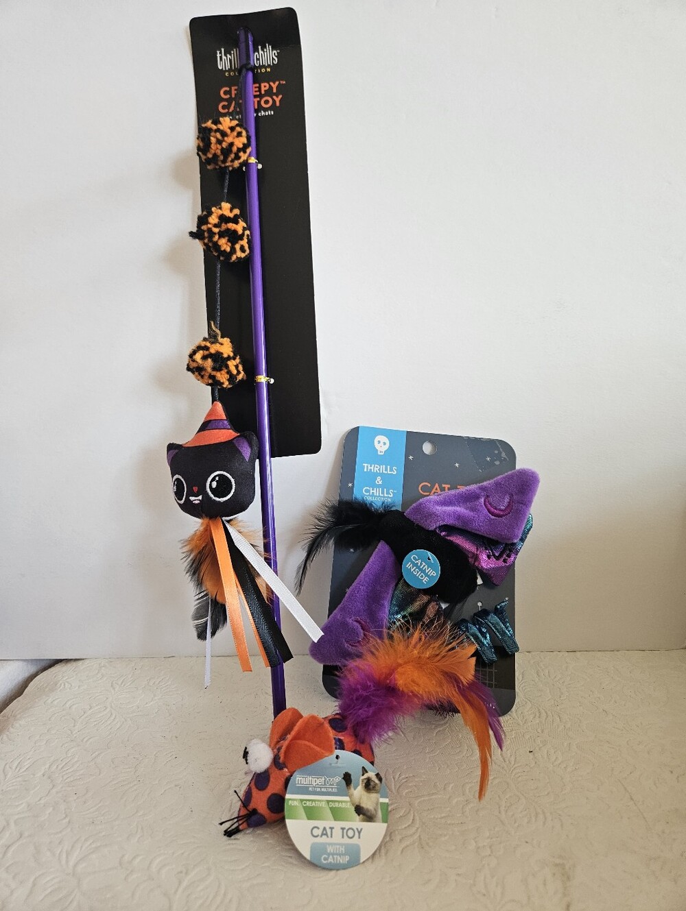 Halloween Cat Toy Set
